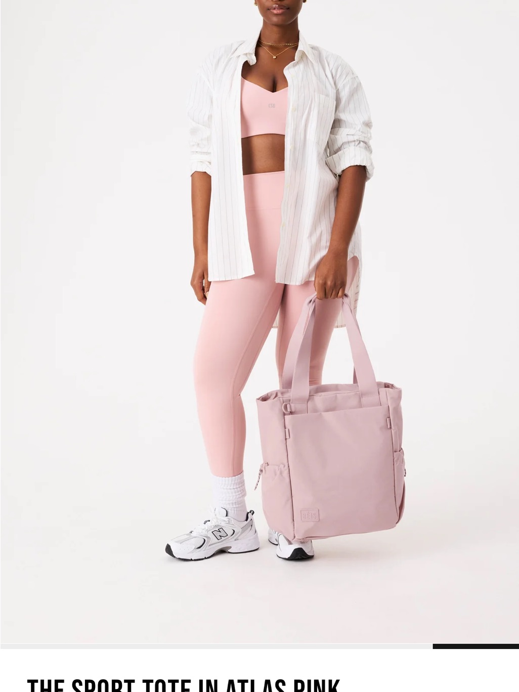 Athletic Pink Sport Tote